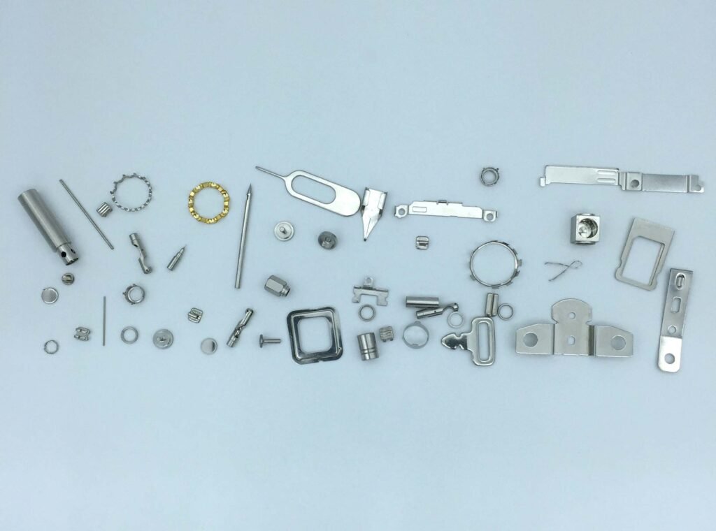Stainless steel precision parts manufactured from customer drawings